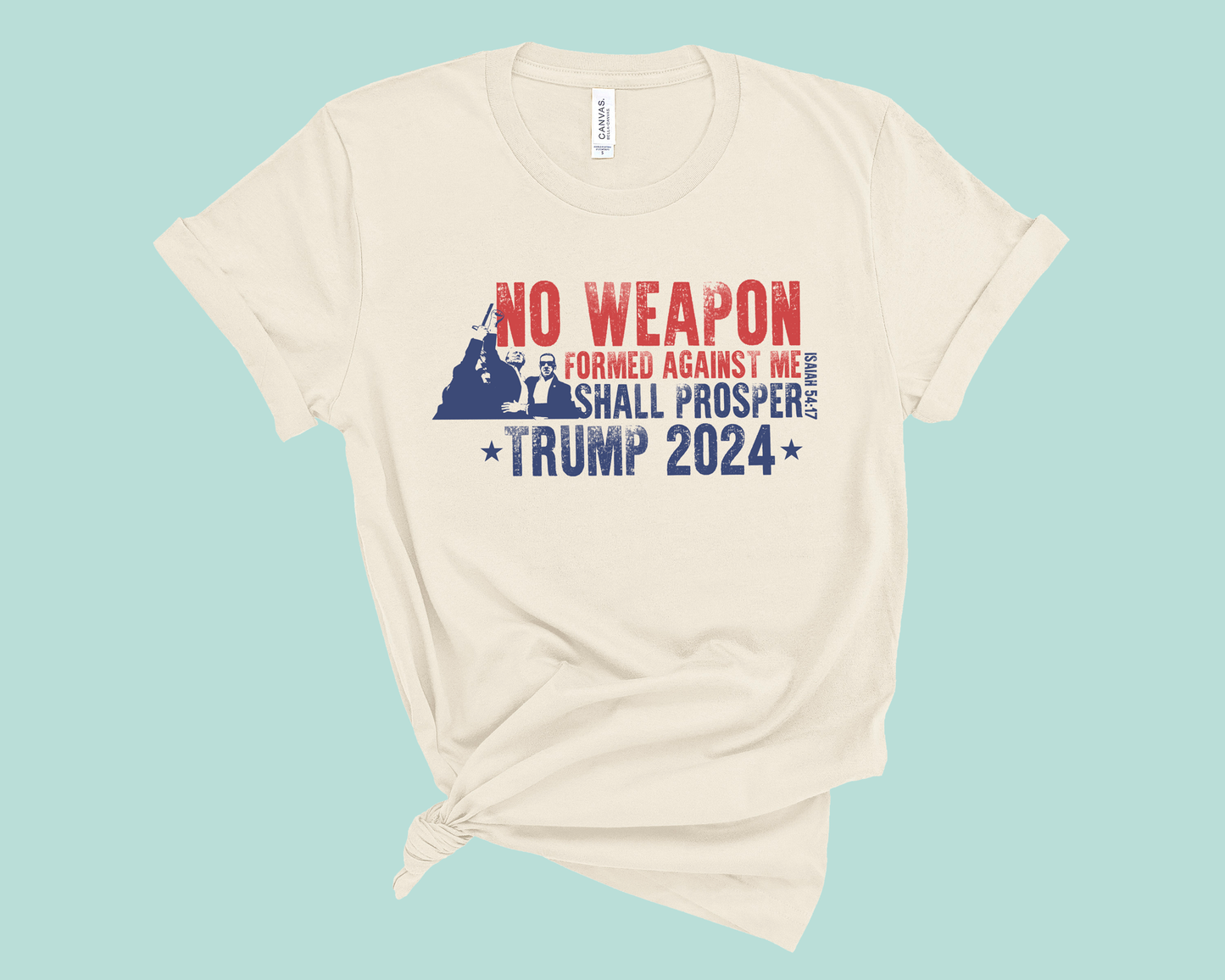 No Weapon Formed Against Me Trump Shirt